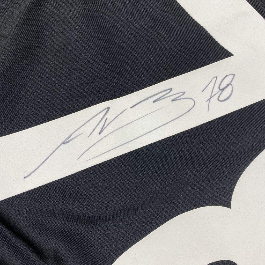 Autographed/Signed Alejandro Villanueva Pittsburgh Black Football Jersey PSA/DNA COA