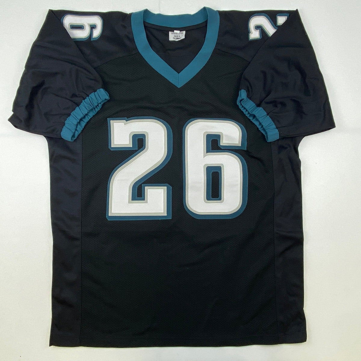 Autographed/Signed Miles Sanders Philadelphia Black Football Jersey JSA COA