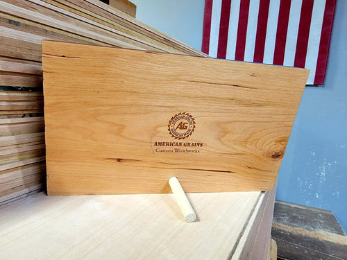 American Grains 2A Handcrafted Wooden Desktop Flag – Made by U.S. Veterans
