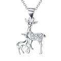 Fawn Pendant 925 Silver Necklace