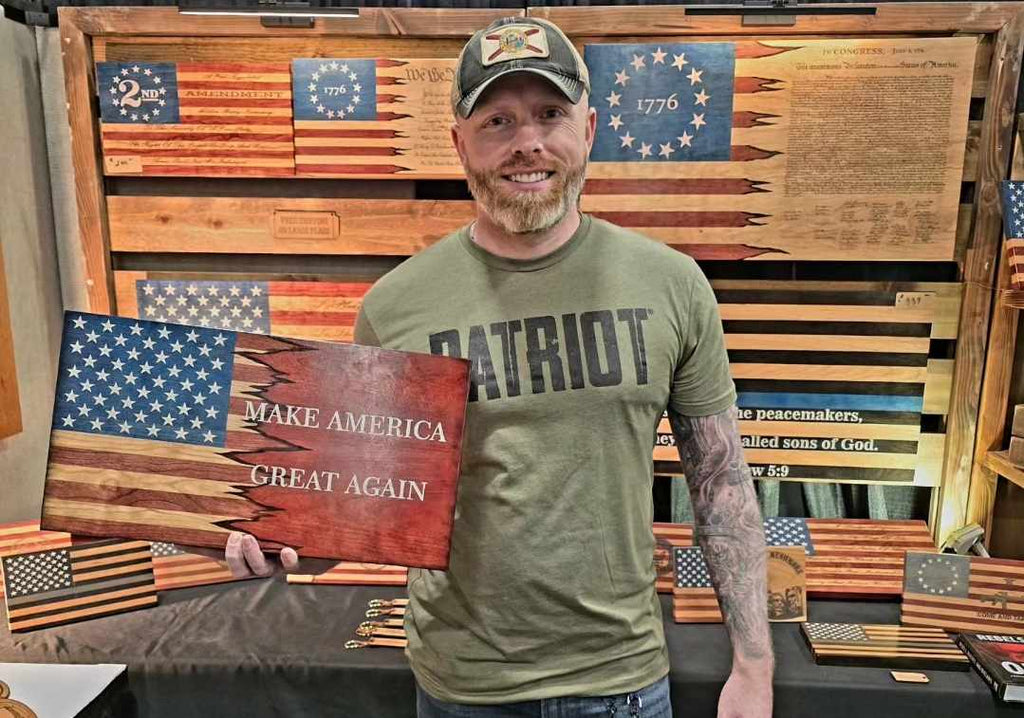 Small Handcrafted Cherry Hardwood Concealment Box – Made by U.S. Veterans