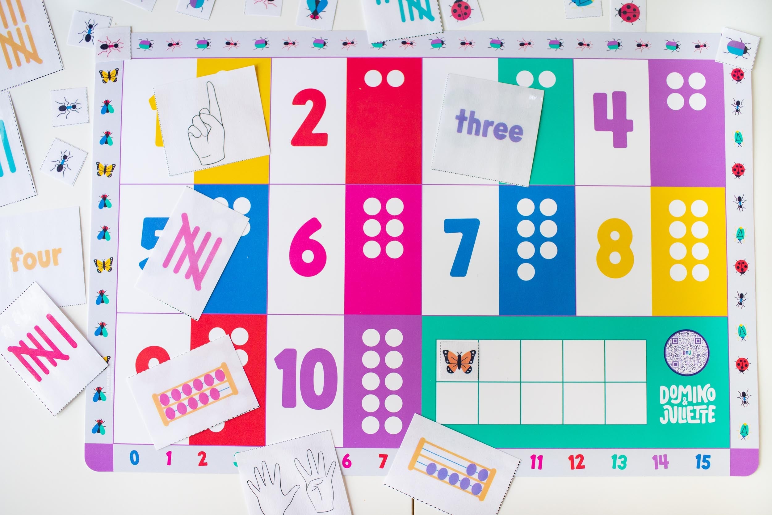 The "Now I know my" 4-pack Placemat Bundle