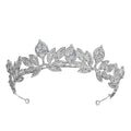 New Korean Bride Zircon Crown Alloy Rhinestone Accessories Princess Leaves Wedding Headdress