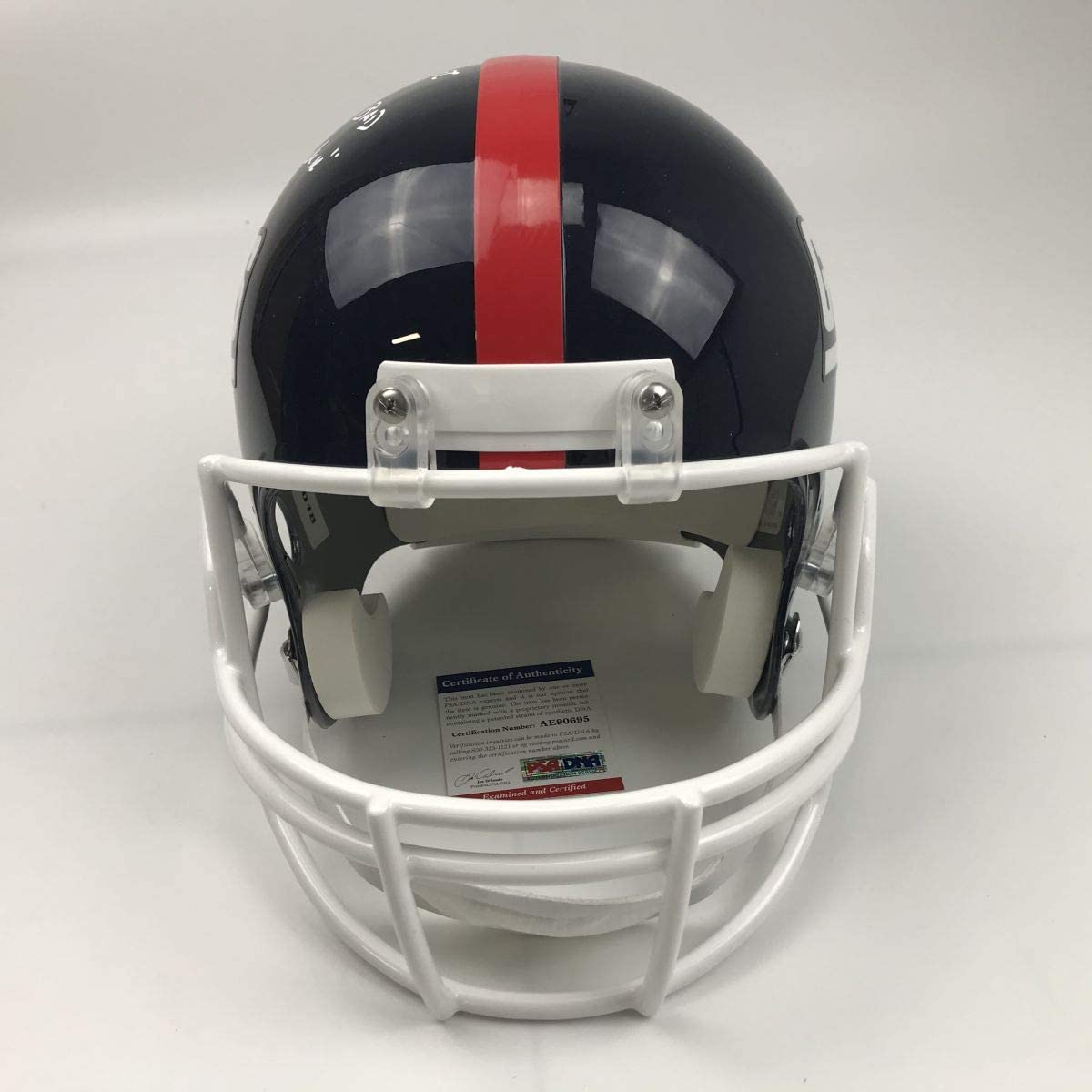 Autographed/Signed Lawrence Taylor Bad Mother New York Giants Full Size FS F/S Replica Football Helmet PSA/DNA COA