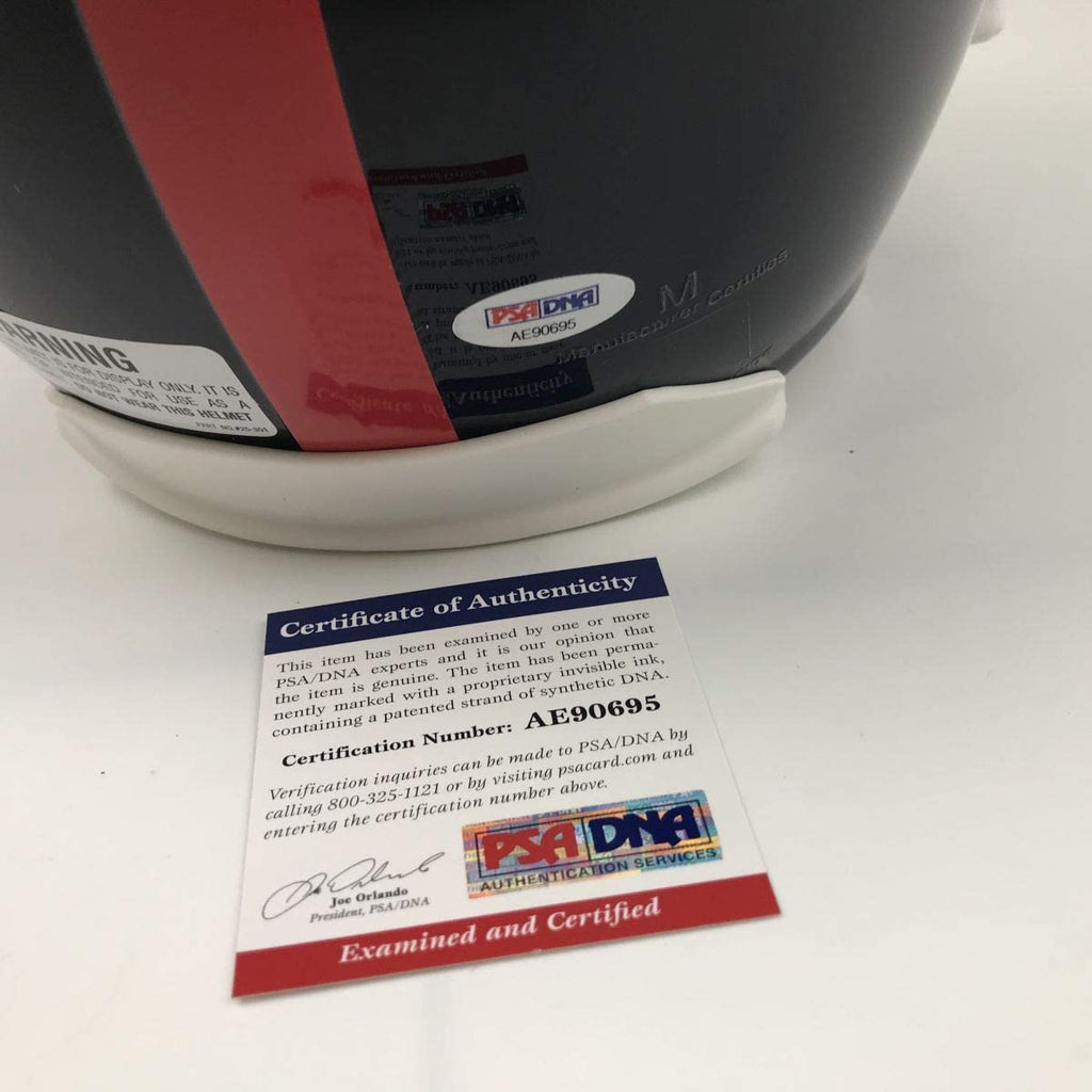 Autographed/Signed Lawrence Taylor Bad Mother New York Giants Full Size FS F/S Replica Football Helmet PSA/DNA COA