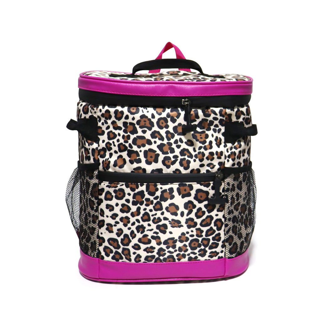 Nylon Insulated Double Shoulder Leopard Print Cow Print Large Capacity Double Shoulder Ice Pack