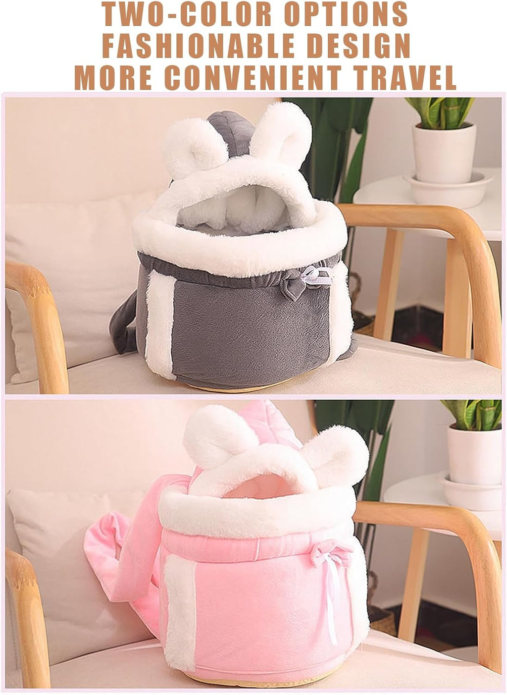 Pet Carrier Bag, Cat Bag Carrier, Double Pocket Cat Front Pack, Carry Bag For Pets, Warm Pet Carrier Bag, Travel Backpacks For Dogs And Cats Backpack