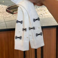 Pearl Detail Bow Crew Socks