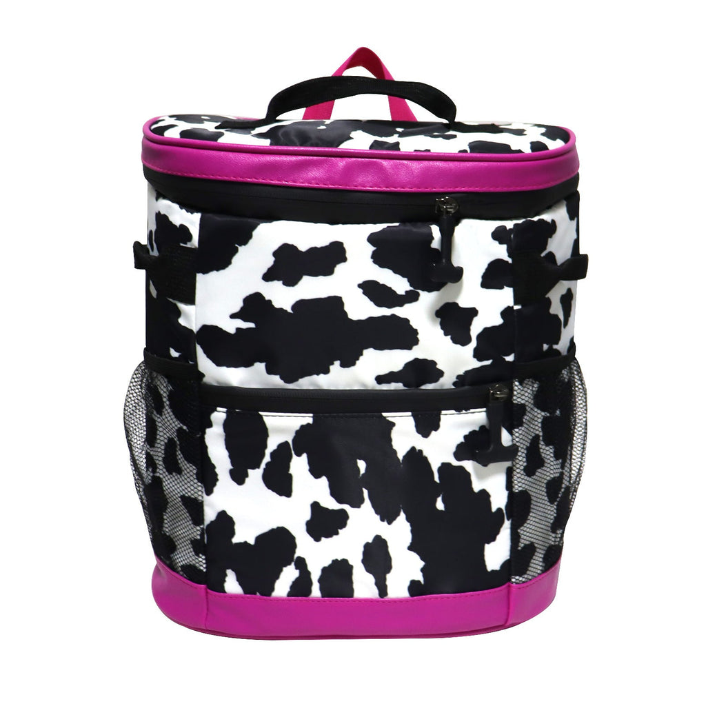 Nylon Insulated Double Shoulder Leopard Print Cow Print Large Capacity Double Shoulder Ice Pack