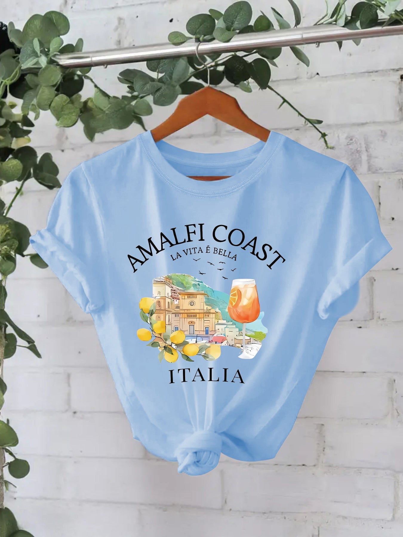 Pattern printed T-shirt