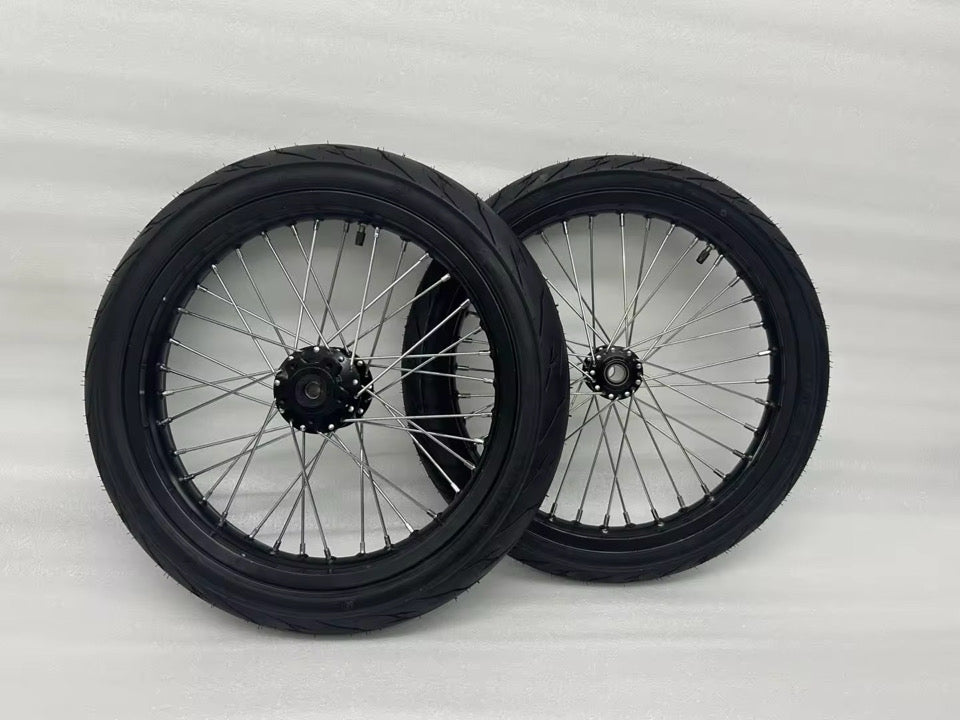 ASD DESIGNS Light Bee X/ ERIDE 2.0 SS — Supermoto Set Kit (Black)