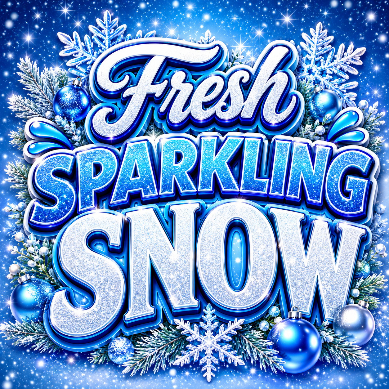 Fresh Sparkling Snow Type