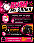 Rush My Order! Read Description and Leave Note at Checkout Please!