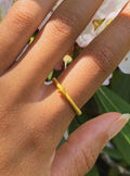 Triangle Stud Stacking Ring