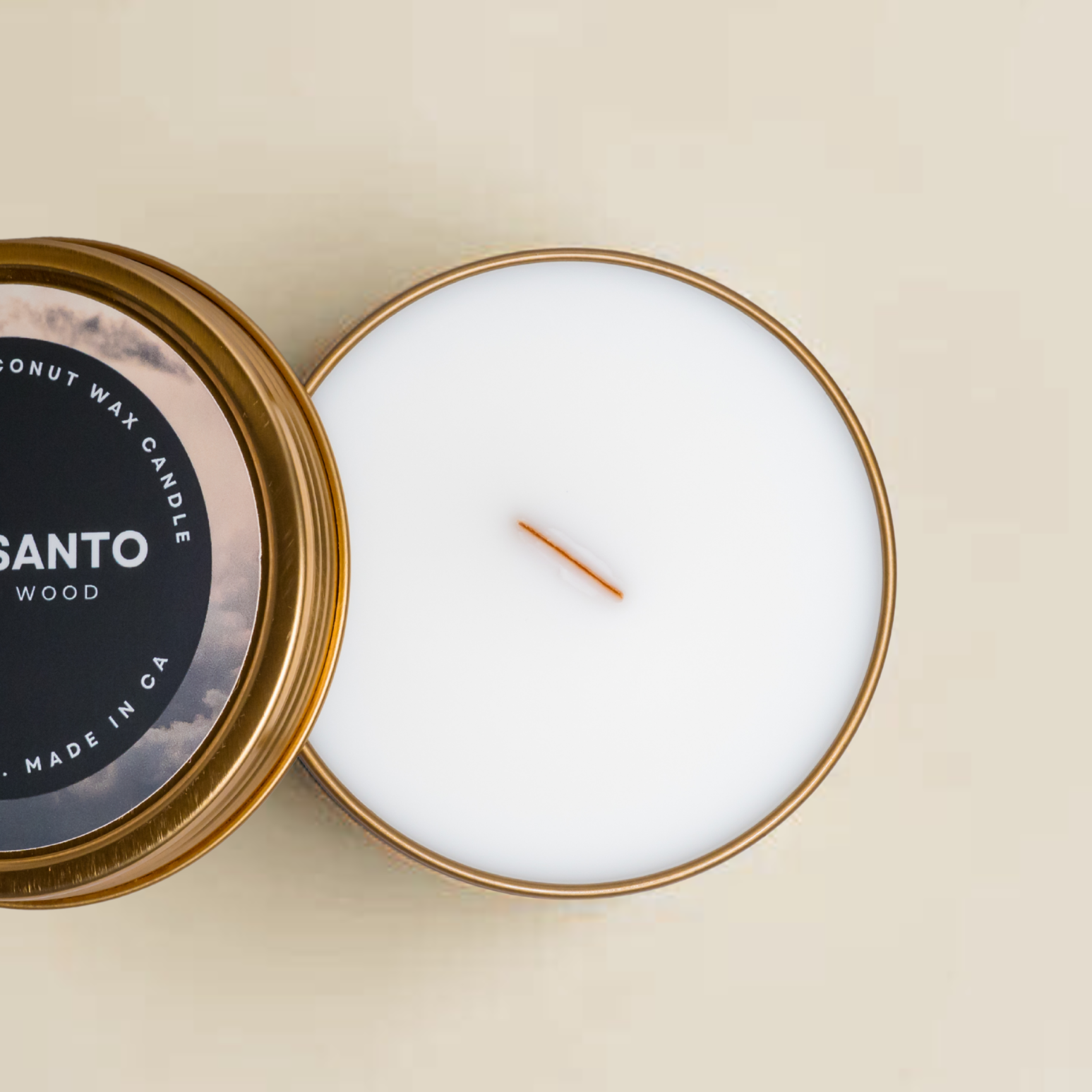 PALO SANTO CANDLE TIN