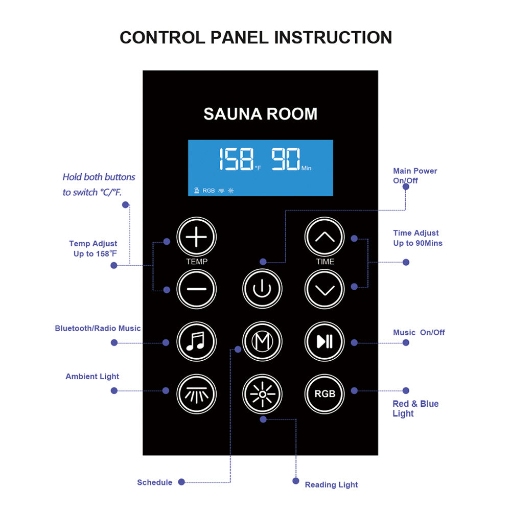 Pre-order SR01 1 Person Red Cedar Far Infrared Sauna Restocking July 31
