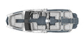 MasterCraft X-STAR SEADEK 23 PAD - COCKPIT FLOORING DARK GREY OVER STORM 2025