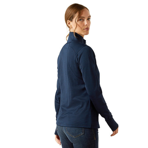 Ariat Womens Team EQ 1/4 Zip Pullover – Lightweight Fleece Riding Pullover