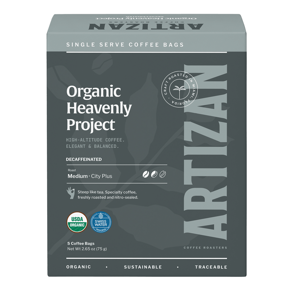 Organic Heavenly Project Decaf Coffee Singles