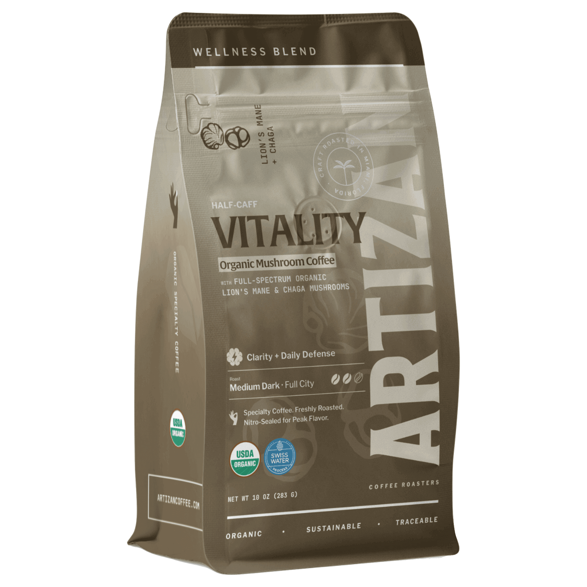 Organic Mushroom Coffee Fusion - Lion's Mane & Chaga