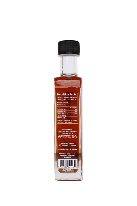 Cinnamon And Vanilla Infused Maple Syrup