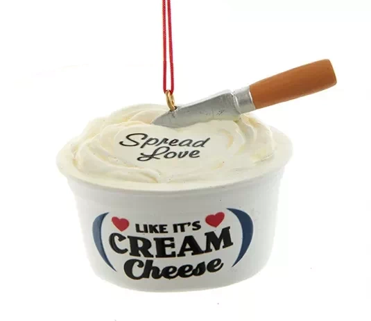 Cream Cheese Tub Ornament