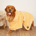 Pet Dogs And Cats Microfiber Bathrobe Towel