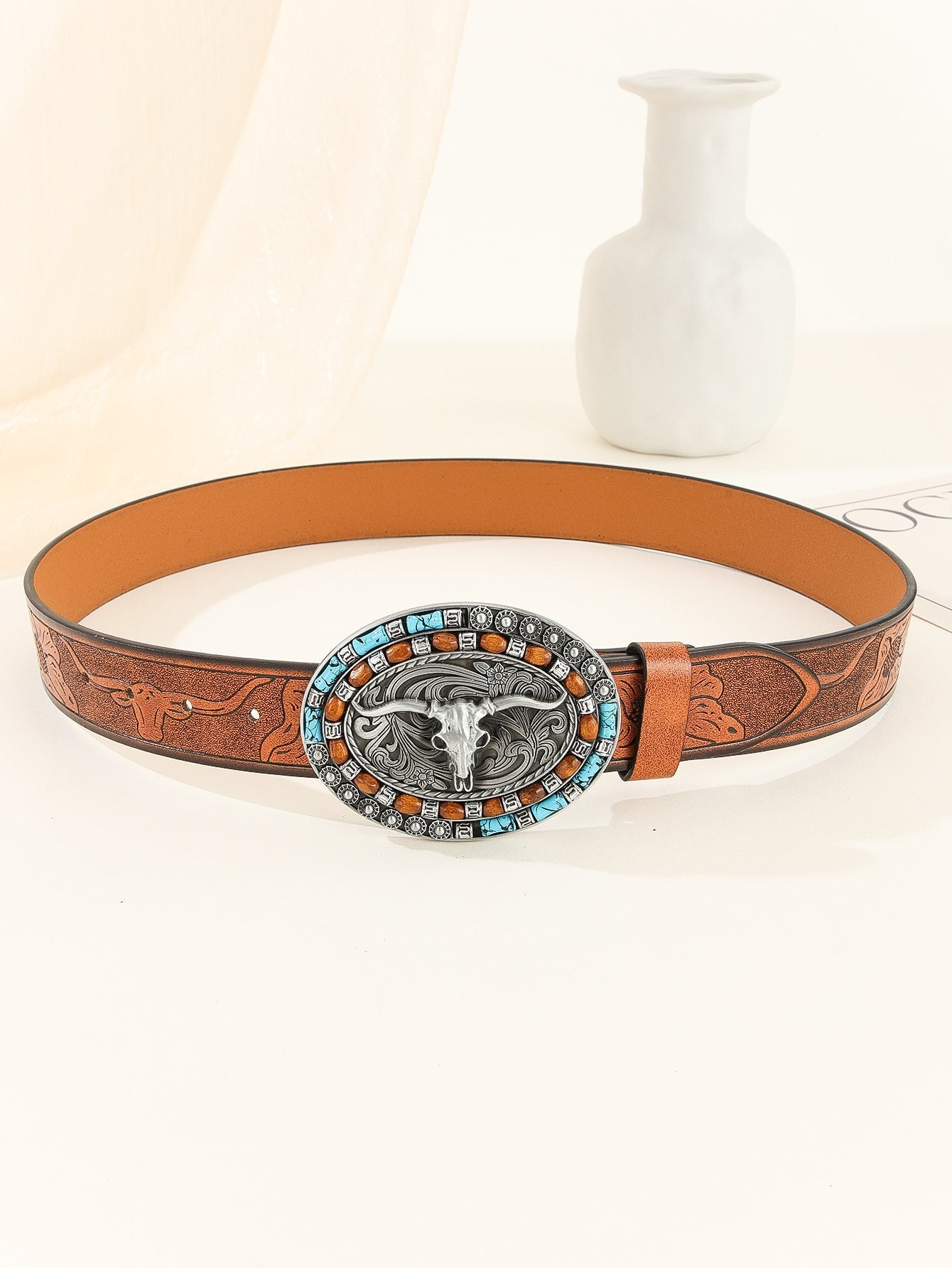 Western Denim Vintage Belt Belt European And American