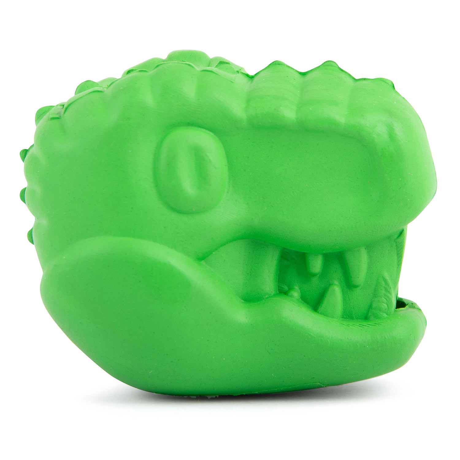 Jeffers T-Rex Natural Rubber Treat Dispensing Dental Dog Chew Toy for Medium Chewers with Vanilla Scent
