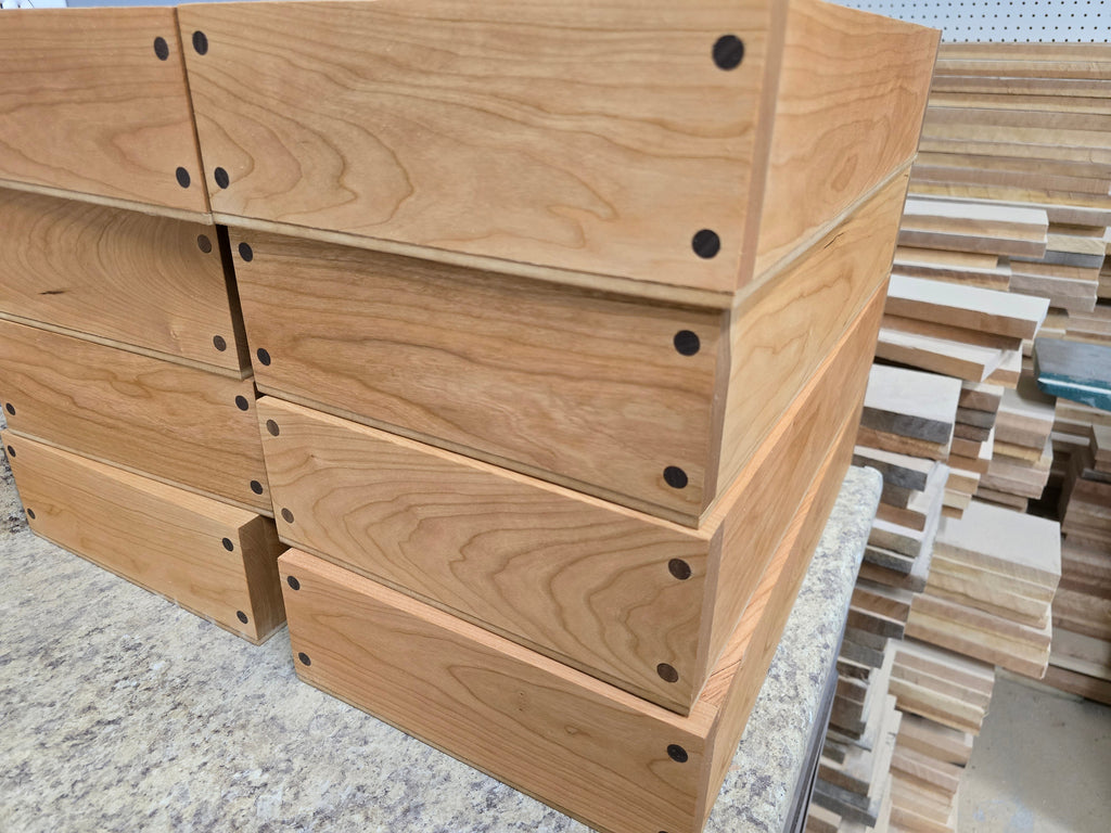 Small Handcrafted Cherry Hardwood Concealment Box – Made by U.S. Veterans