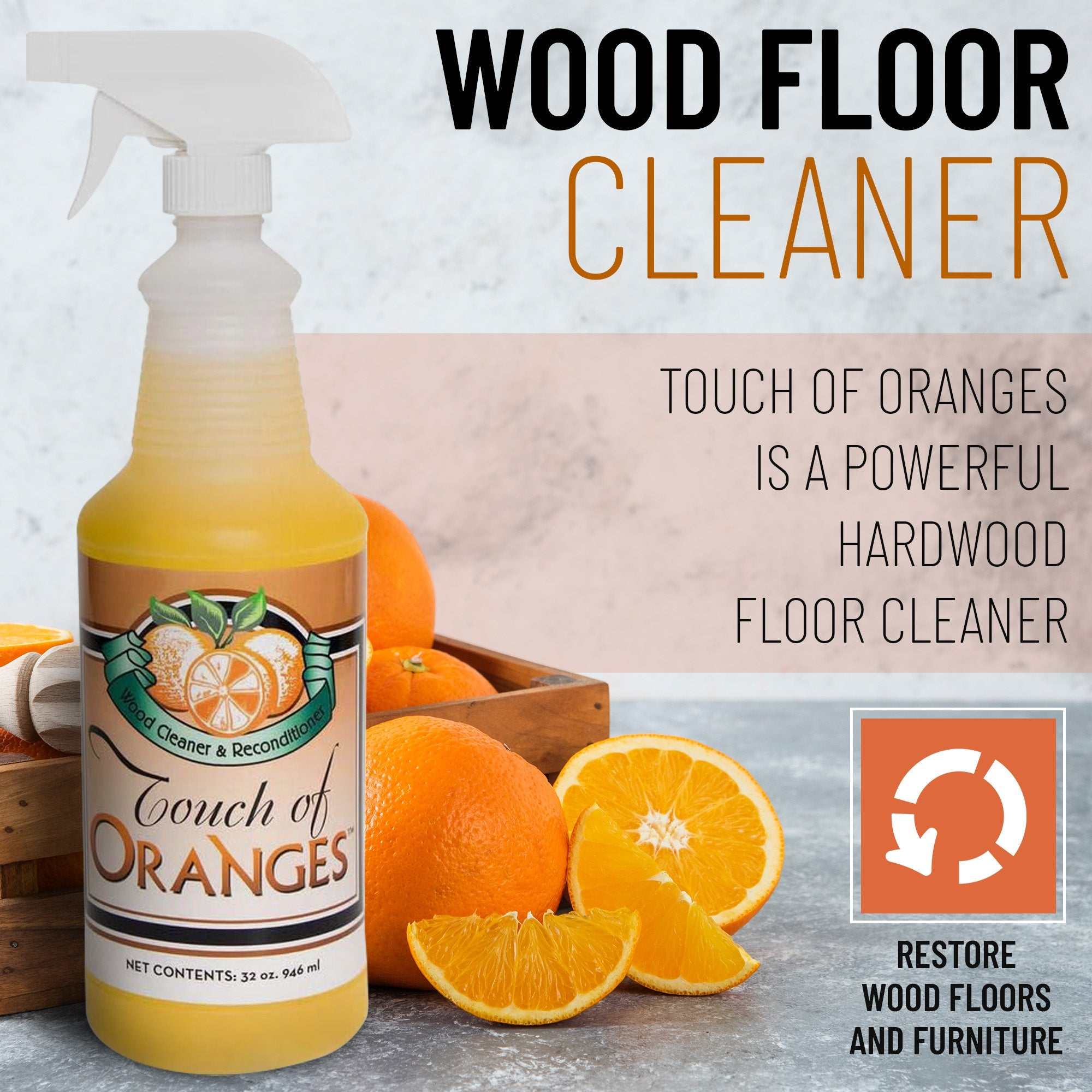 Touch Of Oranges Wood Cleaner - The Happening
