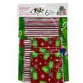 Wrap In A Hurry Pull String Gift Bag 6 piece Festive Assortment