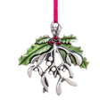 Mistletoe and Holly Ornament